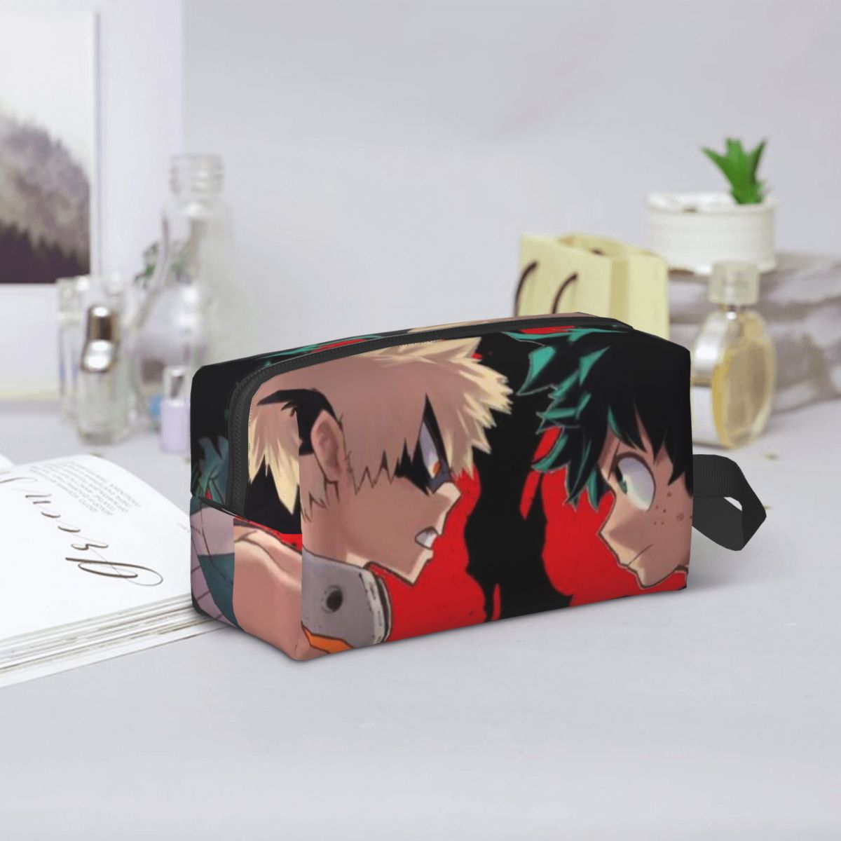 My Beauty Makeup Set - 私のヒーローアカデミア メイクアップバッグ 化粧品オーガナイザー 収納ドップキット トイレタリー化粧品バッグ 女性用
