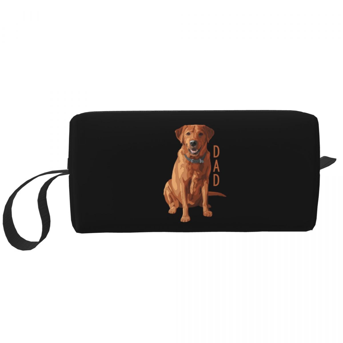 Beauty Lab Makeup - ラボダッドフォックスレッドラブラドールレトリバー犬メイクアップバッグ化粧品オーガナイザートイレタリー化粧品バッグ女性用美容旅行鉛筆ケース