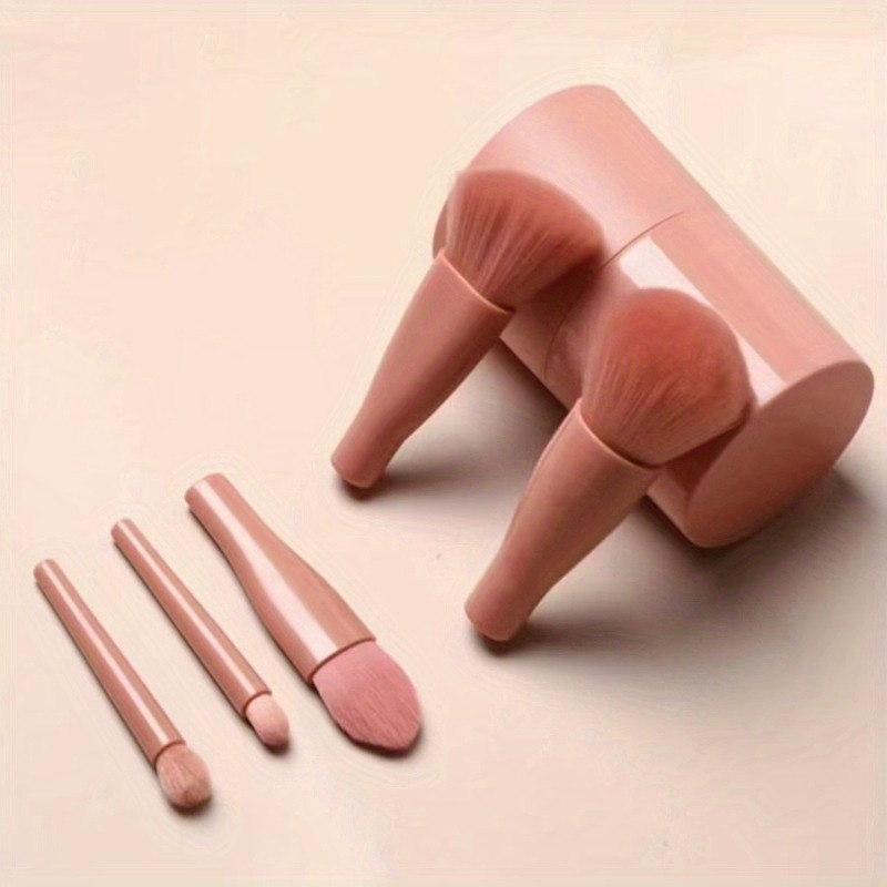 Beauty Makeup Tool Collection - 5 ピース/セットメイクブラシボックスセット女性用パウダーファンデーションブラッシャーコンターアイシャドウ眉まつげ化粧ブラシ美容ツール