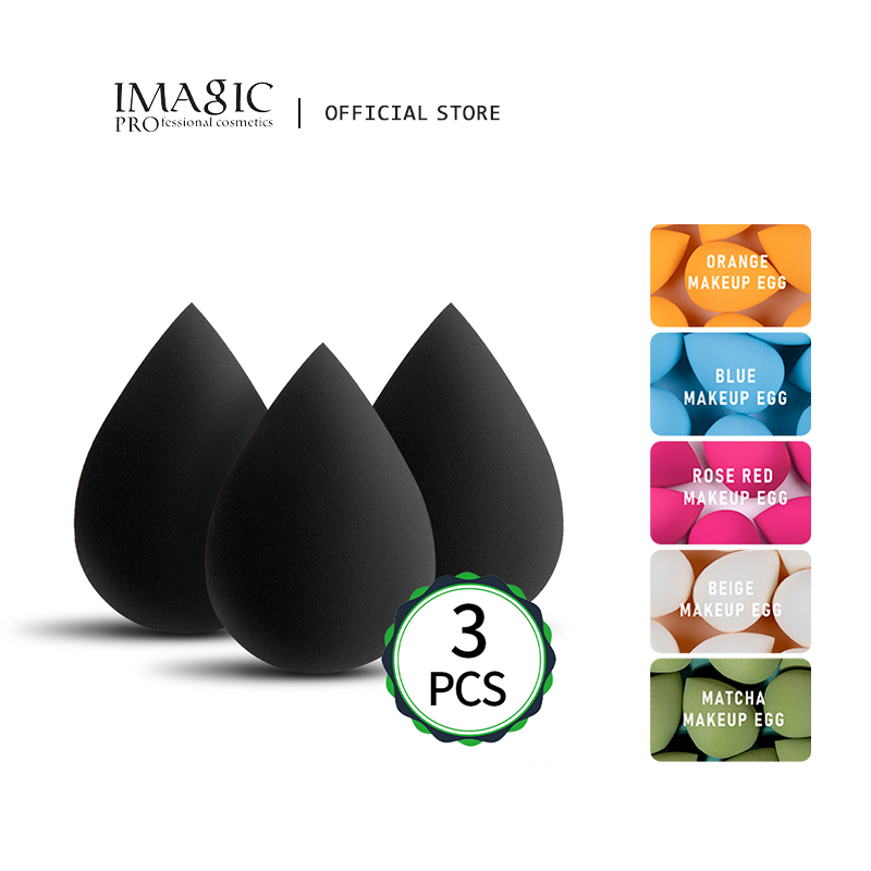 Beauty Makeup Images - IMAGIC メイクアップスポンジプロフェッショナル化粧パフファンデーションコンシーラークリーム美容メイクアップ軟水アイシャドウ