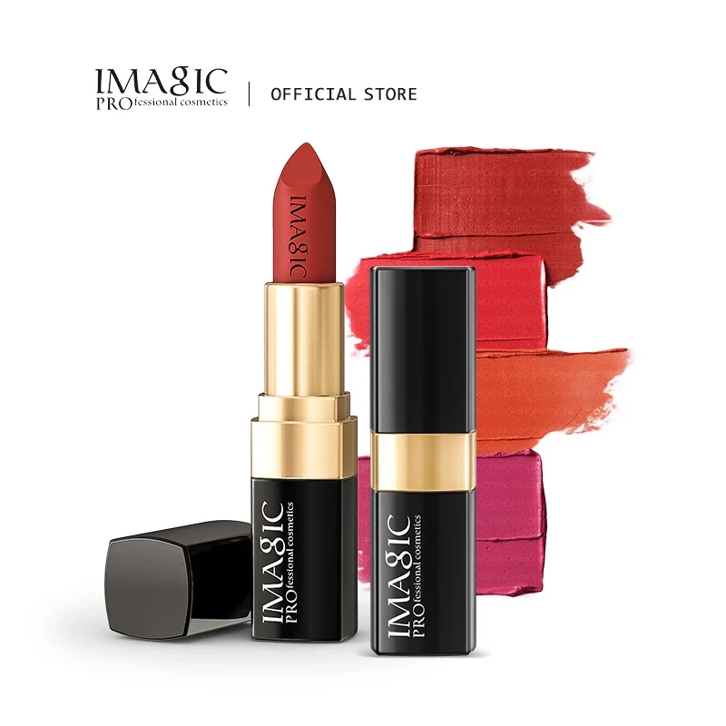 Beauty Makeup Images - IMAGIC 口紅モイスチャライザー唇スムーズリップスティック長期的な魅力的なリップ口紅化粧品美容メイク 12 色