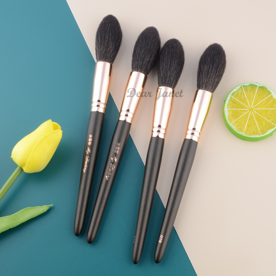 1 ピースヤギ毛赤面メイクブラシパウダー輪郭ハイライターメイ - My Beauty Makeup Set のレビューと価格