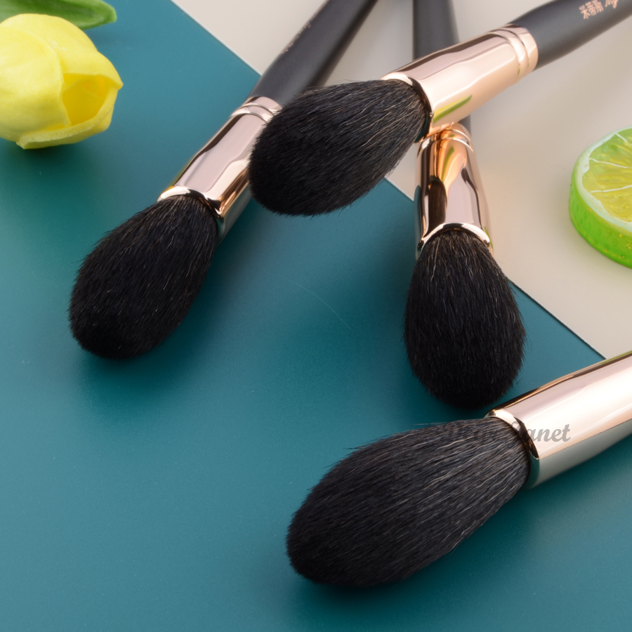 1 ピースヤギ毛赤面メイクブラシパウダー輪郭ハイライターメイ - My Beauty Makeup Set のレビューと価格