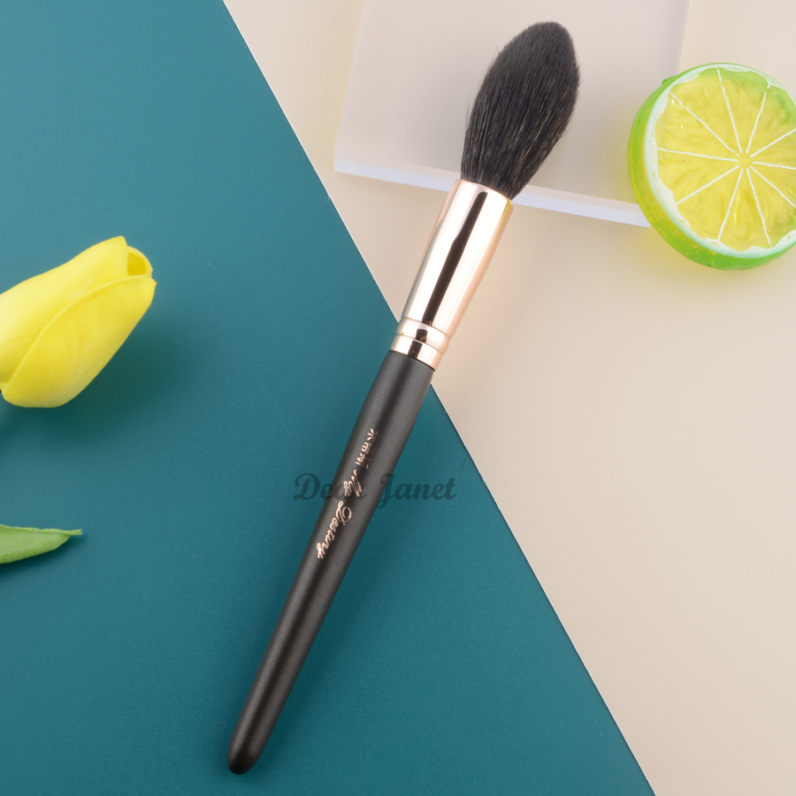 1 ピースヤギ毛赤面メイクブラシパウダー輪郭ハイライターメイ - My Beauty Makeup Set のレビューと価格