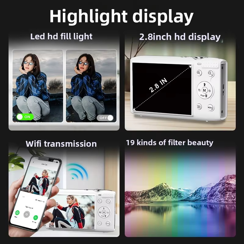 ビデオカードカメラ 72MP 5K ウルトラHD 16倍デジ - Beauty Makeup Camera App のレビューと価格