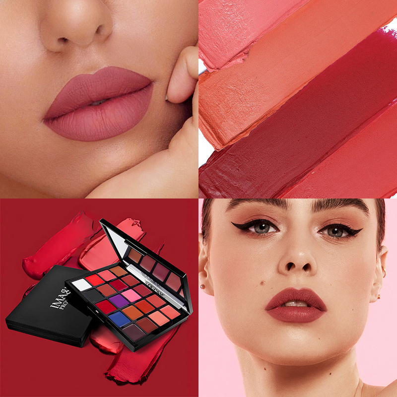 イメージ-マットベルベットリップスティック20色,長持ちする - Beauty Makeup Images のレビューと価格
