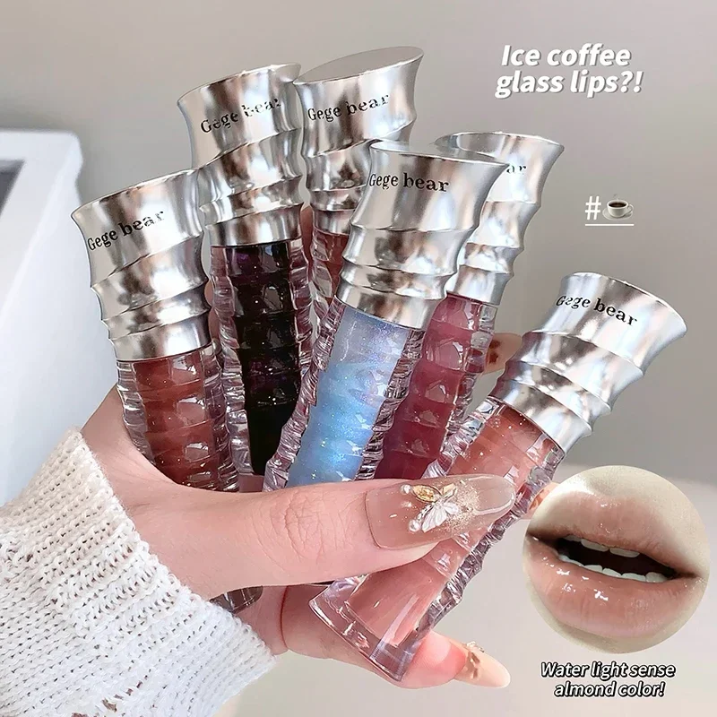 ミラーリップグロスセクシーなふっくらパープルウォーター透明リ - Lip Gloss Plumping のレビューと価格