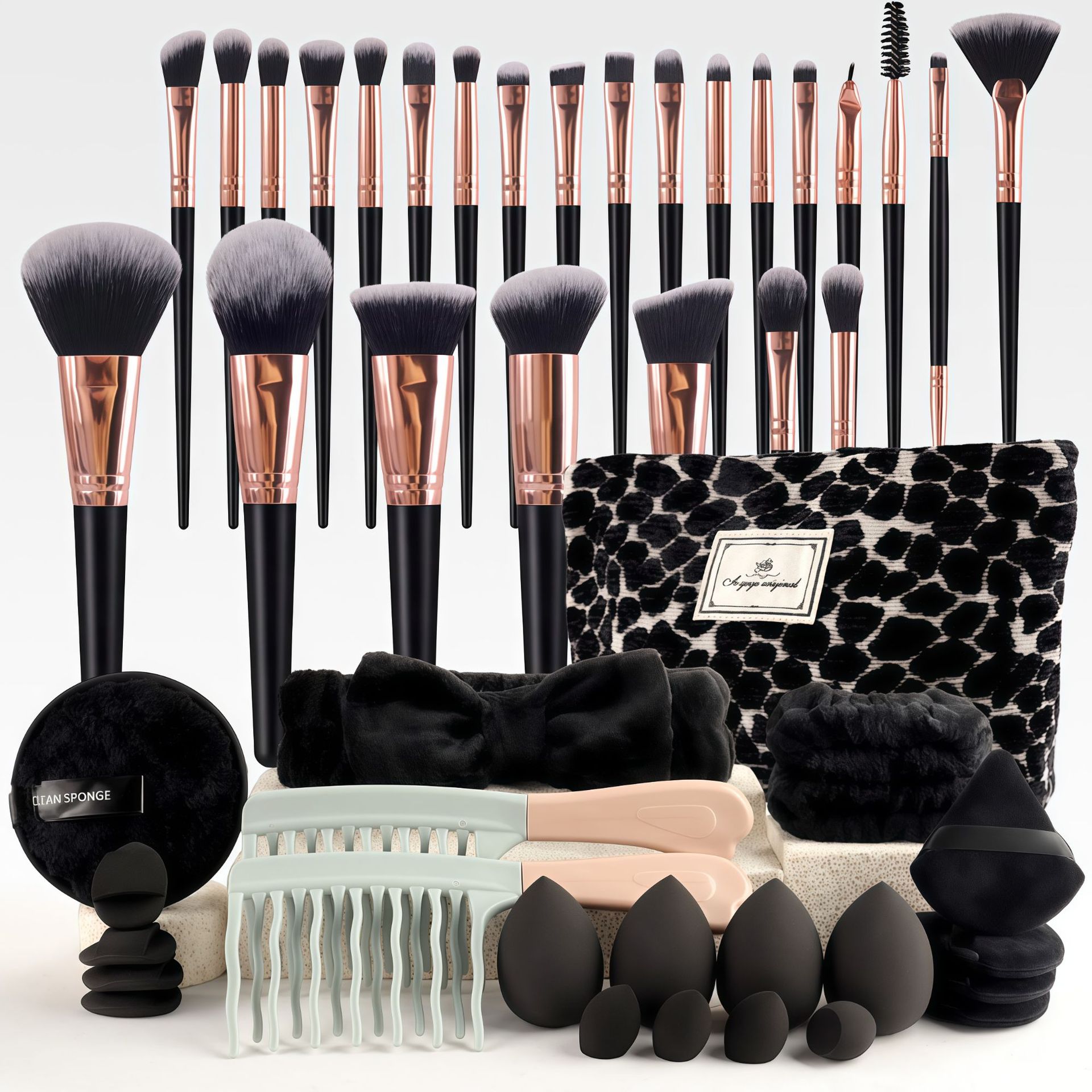 メイクブラシセット シックな香りのスタイル ビューティーツー - Beauty Makeup Bag のレビューと価格