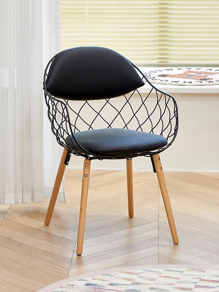 クリエイティブ中空背もたれダイニングチェア、家具ホーム背もた - Beauty Makeup Chair のレビューと価格