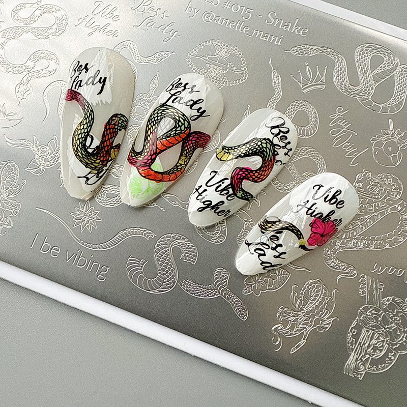 Xmq-ネイルアートスタンプ、ネイルアート、スネーク、水関連 - Nail Art Stamping Kit のレビューと価格