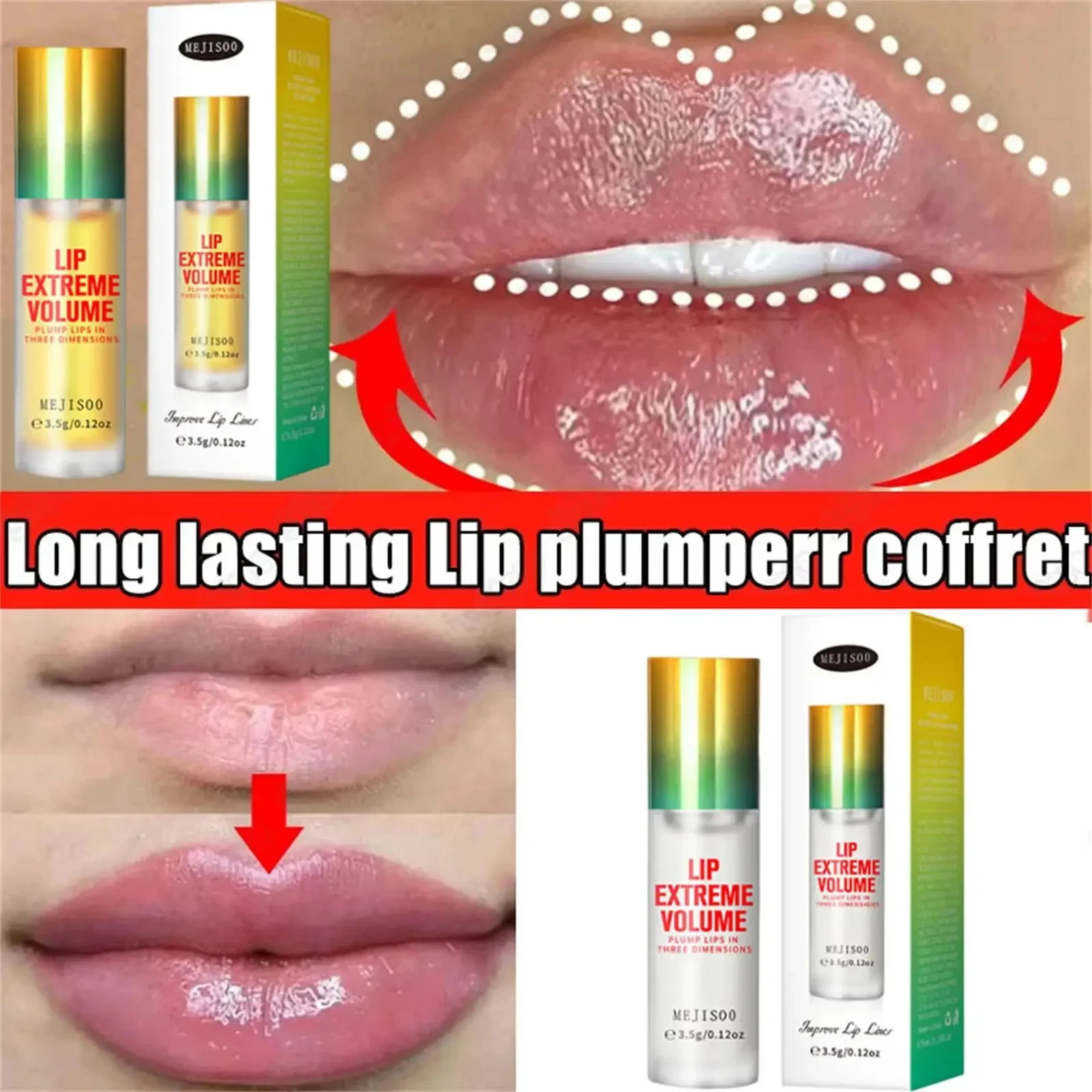 インスタントボリュームアップリッププランパーオイルリップエン - Lip Gloss Plumping のレビューと価格