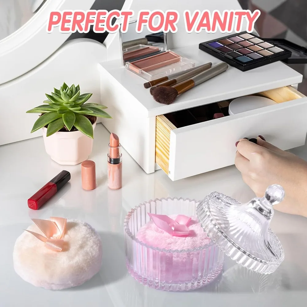 3 個のメイクアップオーガナイザーセットベルベットパウダーパ - Beauty Makeup Tool Collection のレビューと価格