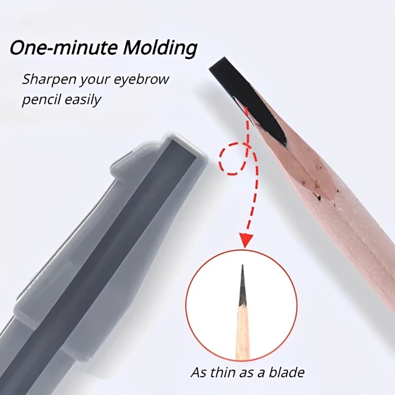 新デザインアイメイク鉛筆削り正確な眉毛化粧品研磨ツール眉メイ - Beauty Makeup Supply のレビューと価格