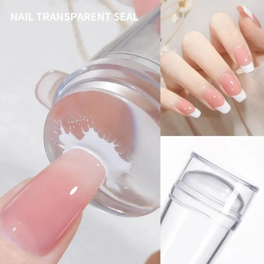 ネイルスタンピングプレートピュアクリアゼリーネイルアートスタ - Nail Art Stamping Kit のレビューと価格