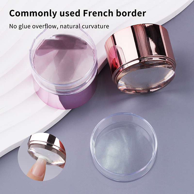 DIY フレンチネイルアートスタンパーセットシリコーンクリア - Nail Art Stamping Kit のレビューと価格