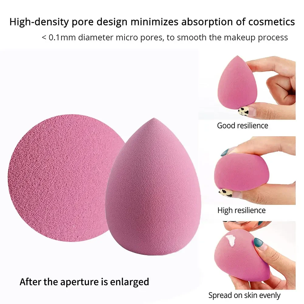 4/8 個メイクアップスポンジブレンダー美容卵化粧パフソフト - Beauty Makeup Egg のレビューと価格