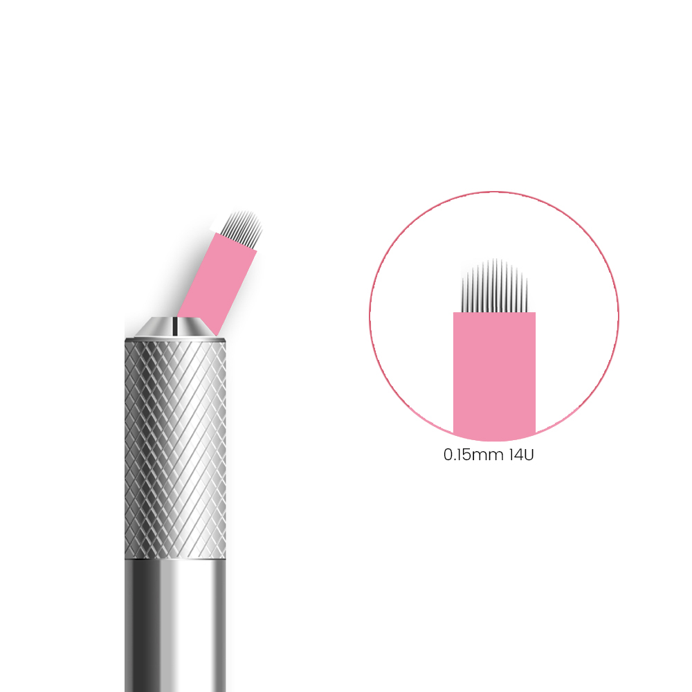 ナノ-マイクロブレードチップ,0.15mm,14mm,アート - Beauty Makeup Supply のレビューと価格