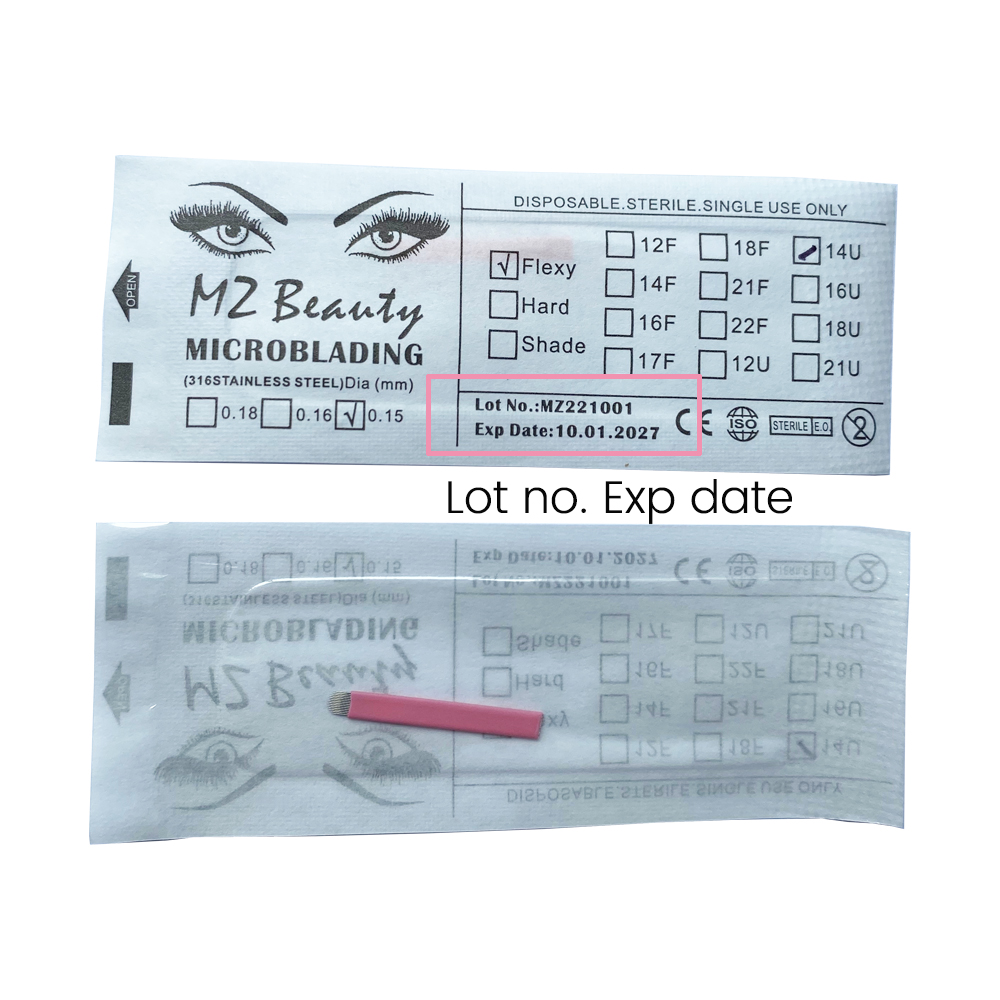 ナノ-マイクロブレードチップ,0.15mm,14mm,アート - Beauty Makeup Supply のレビューと価格