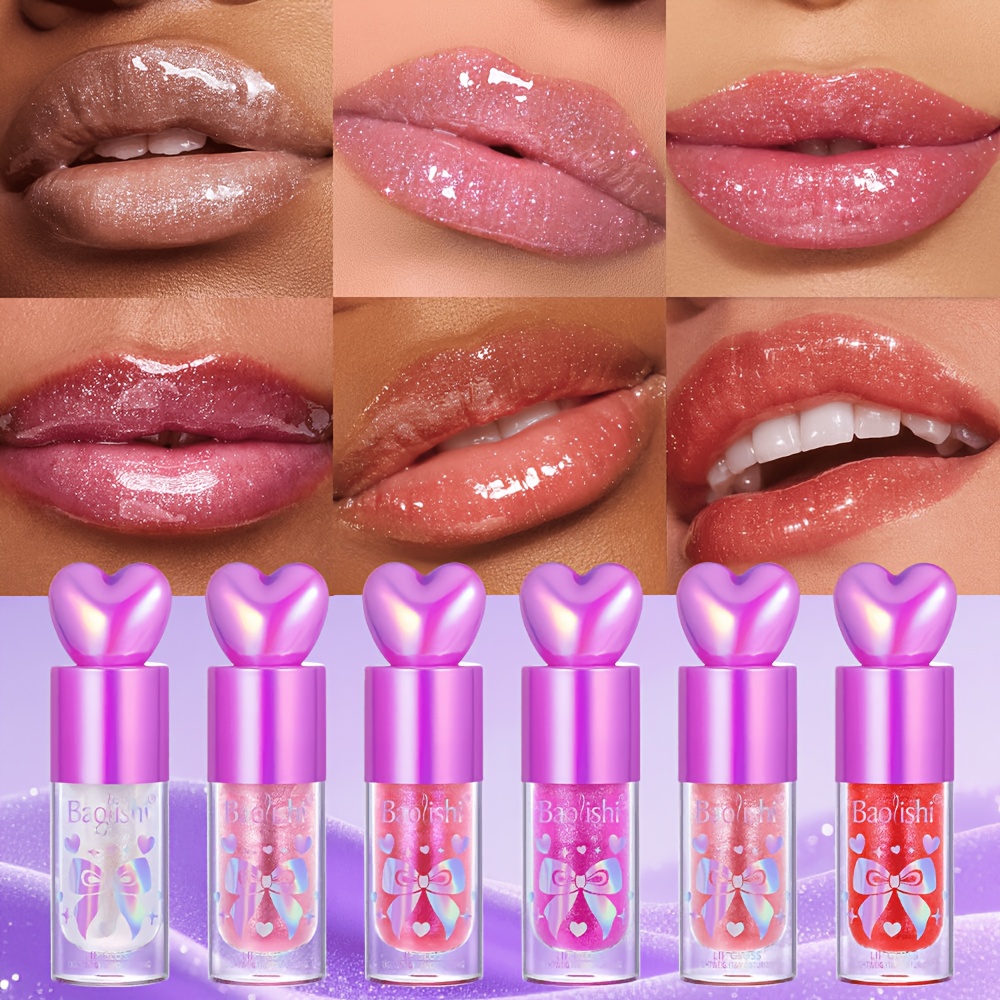 ハート型リップグロス グリッター シャイニー プランピング  - Lip Gloss Plumping のレビューと価格