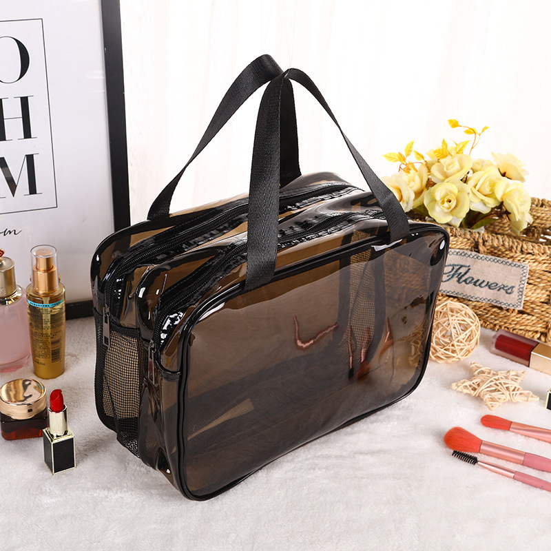 1 ピース二層大容量化粧品オーガナイザーポータブルトラベルウ - Beauty Makeup Tool Collection のレビューと価格