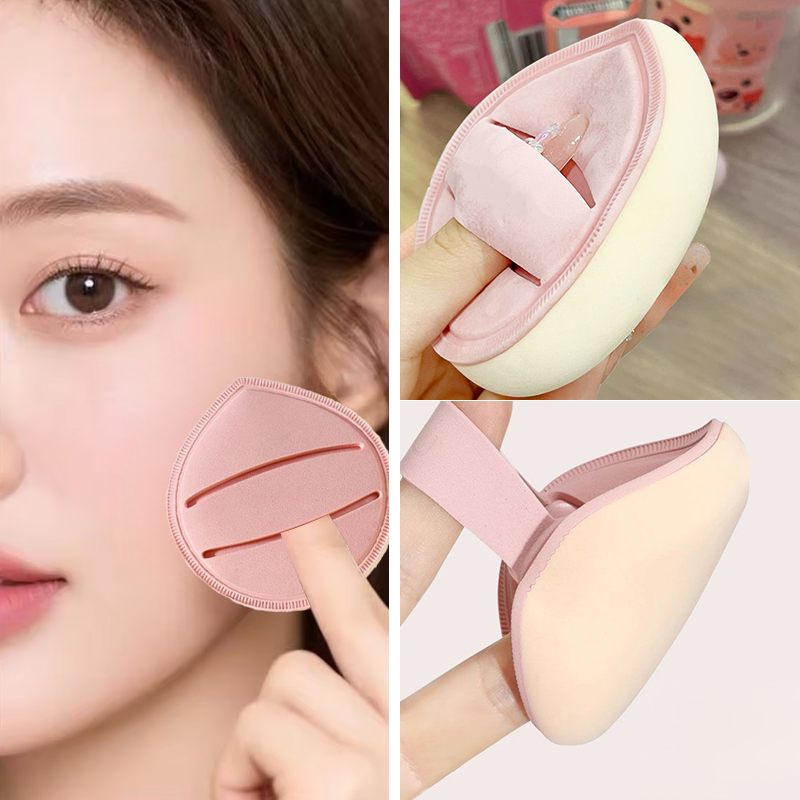 超厚手の綿製メイクパフ ソフト水滴型コスメティックパフ エア - Beauty Makeup Blender のレビューと価格