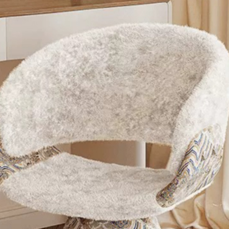 かわいい化粧台スツール背の高い回転木製クリームスタイル北欧化 - Beauty Makeup Chair のレビューと価格