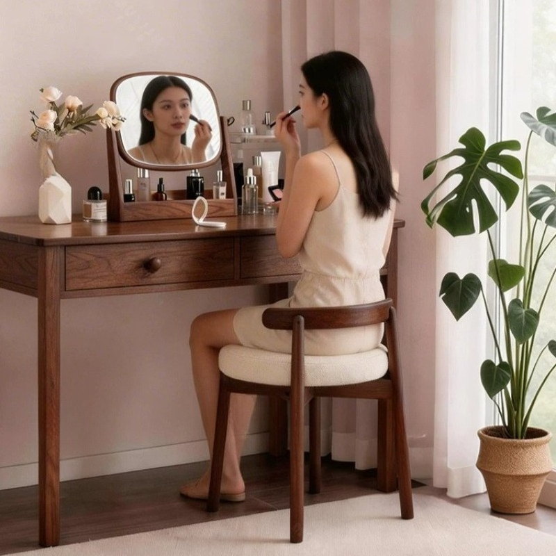 白い背の高い化粧台スツール、モダンな子供用メイクアップ用格安 - Beauty Makeup Chair のレビューと価格