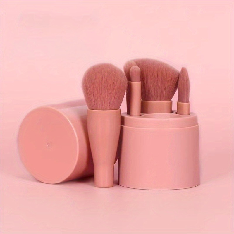 5 ピース/セットメイクブラシボックスセット女性用パウダーフ - Beauty Makeup Tool Collection のレビューと価格