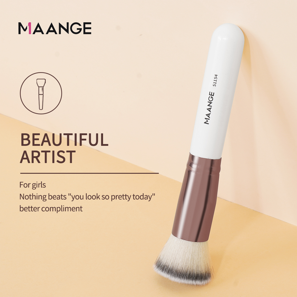 マアンジュ化粧ブラシボックス付きファンデーションコンシーラー - Beauty Makeup Tool Collection のレビューと価格
