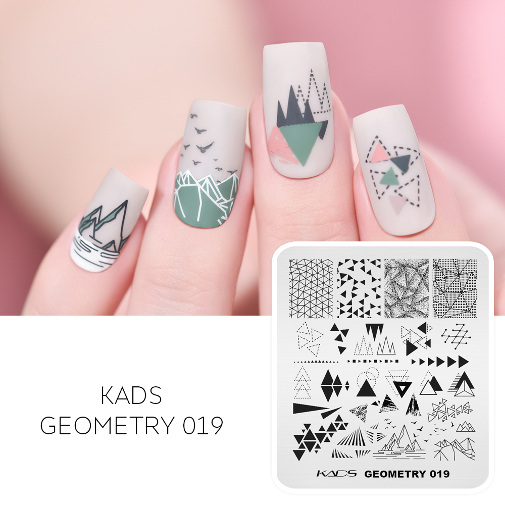 印刷されたグラフィックプレート,夏のデザイン,花,中国,幾何 - Nail Art Stamping Kit のレビューと価格