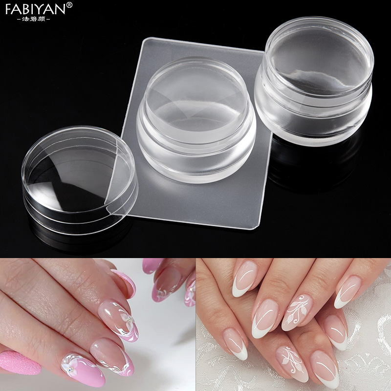 ネイルアート用スタンプ,キャップ付きスクレーパー,シリコンゼ - Nail Art Stamping Kit のレビューと価格