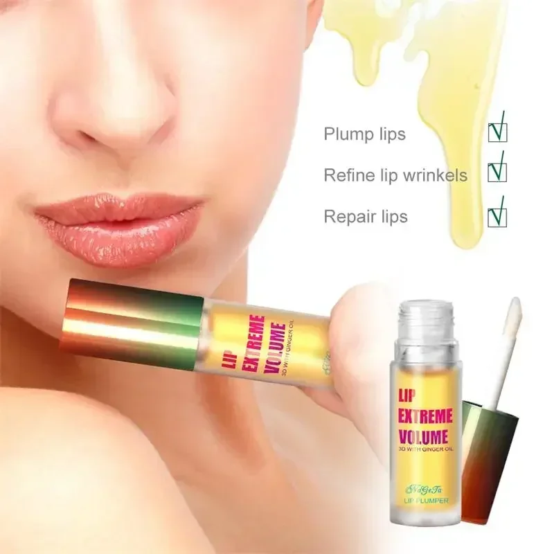 リッププランパーオイルセラムインスタント長期持続ボリュームア - Lip Gloss Plumping のレビューと価格