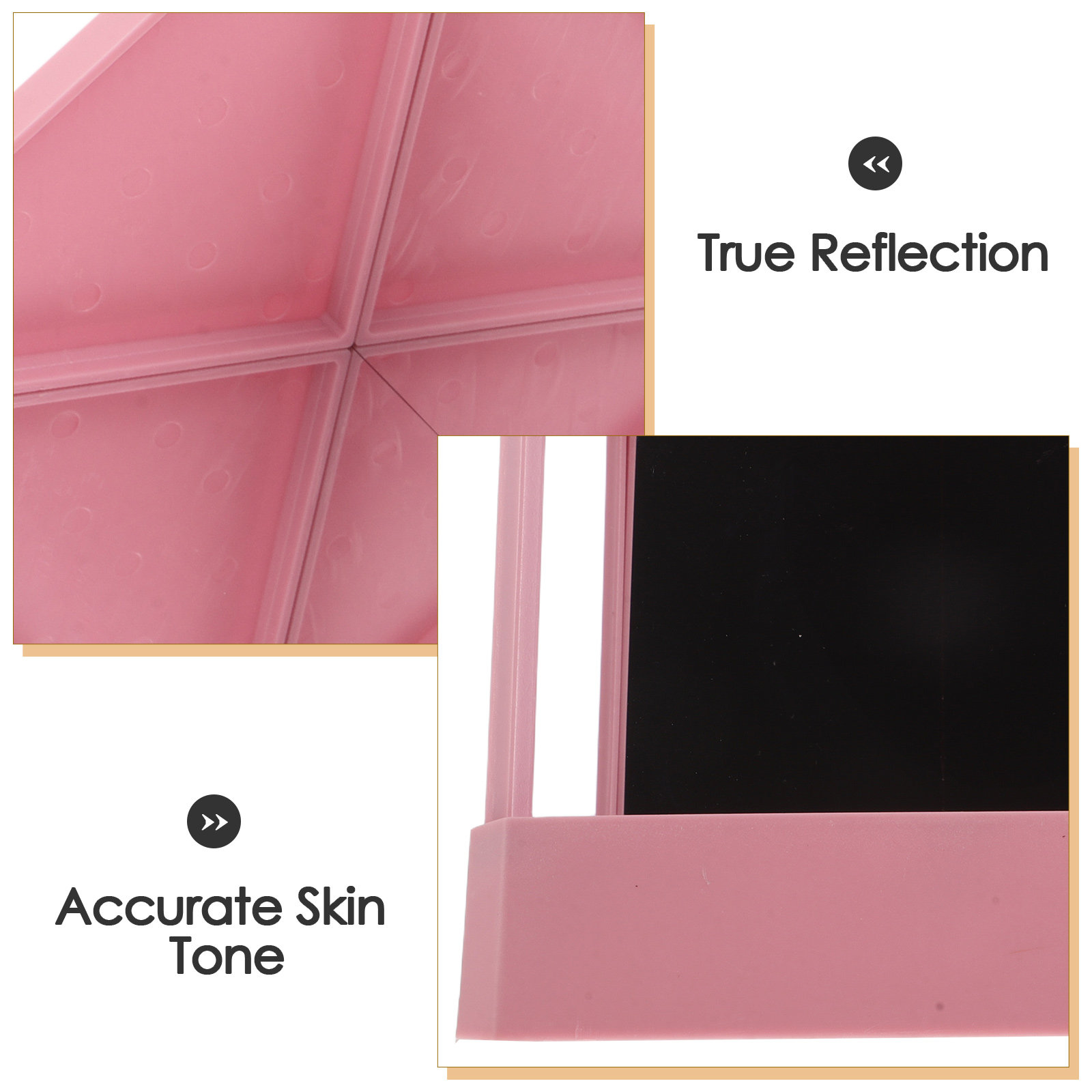 非反転型化粧鏡、卓上用、リアルな反射、安定した映像、メイクア - Beauty Makeup Images のレビューと価格